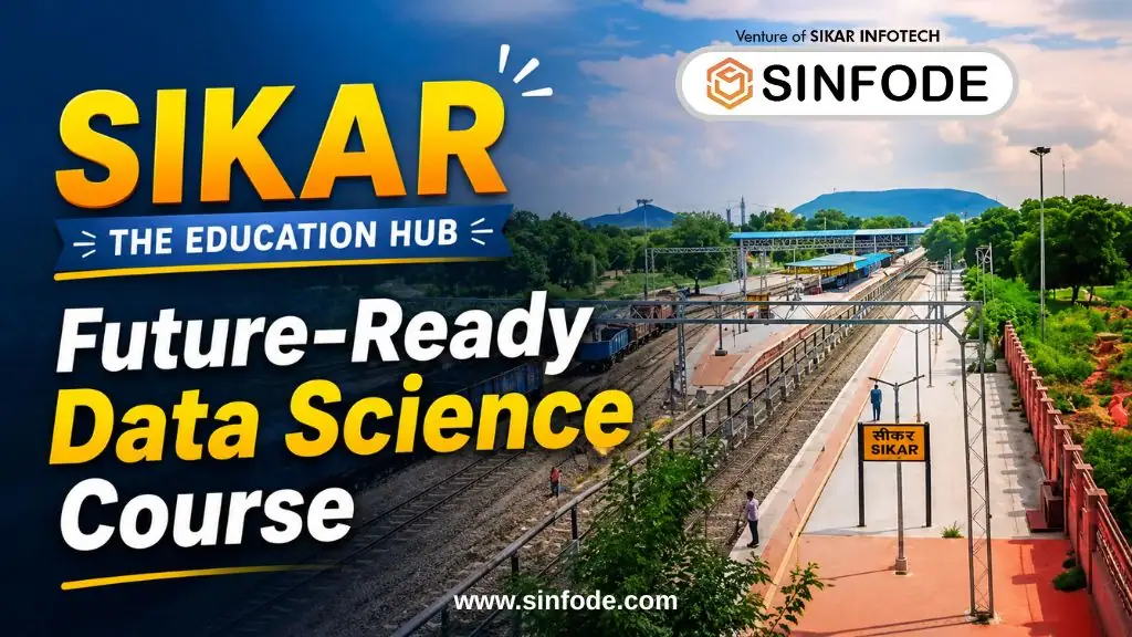 Students learning Data Science Course in Sikar at Sinfode Academy with practical data analytics and machine learning training in Rajasthan
