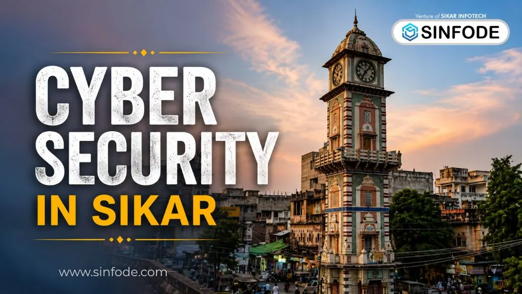 Sikar Clock Tower promoting Cyber Security Course in Sikar, Rajasthan