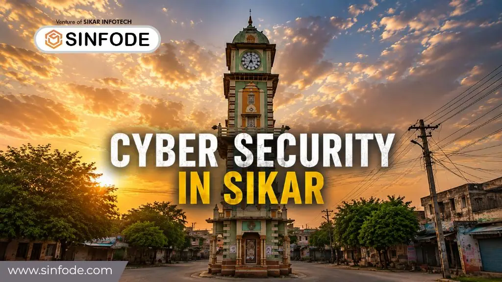 Sikar Clock Tower promoting Cyber Security Course in Sikar, Rajasthan