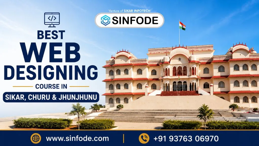 Best Website Designing Course in Sikar, Churu & Jhunjhunu | Sinfode Academy