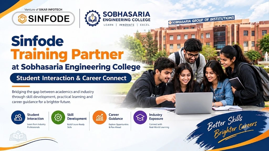 Sinfode training partner at Sobhasaria Engineering College